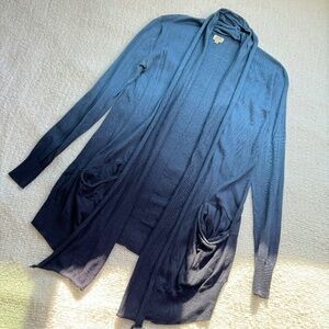 Aritzia Wilfred Ombré Blue Cardigan